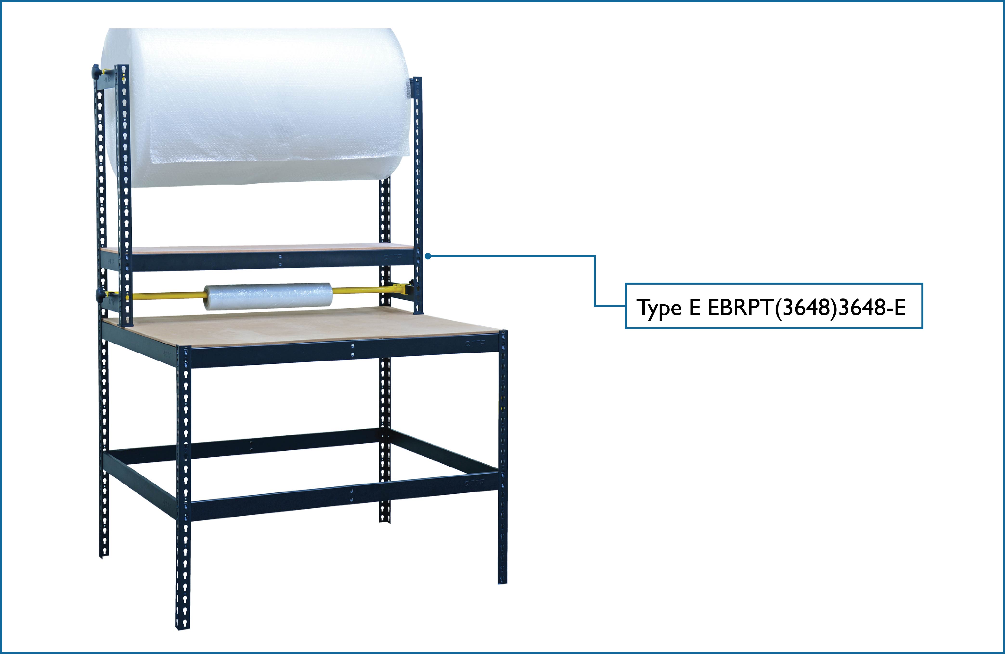 EBoltless Rack Packing Table Light Duty Racking Boltless Wrapping